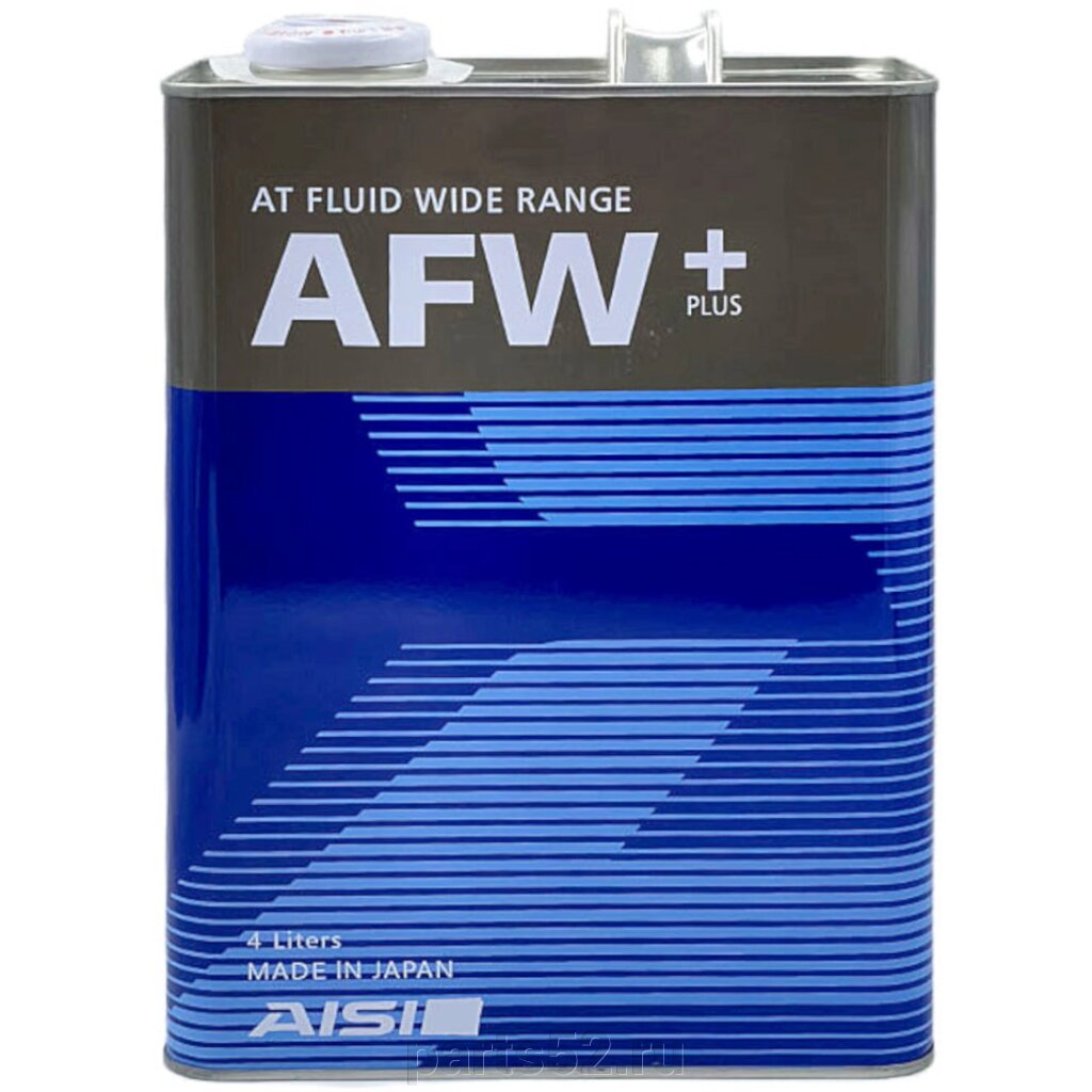 Жидкость трансмиссионная AiSiN ATF Wide Range AFW+, 4 л от компании PARTS52 - фото 1
