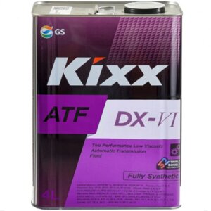 Жидкость трансмиссионная KiXX ATF DX-VI, 4 л