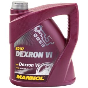 Жидкость трансмиссионная MANNOL 8207 Dexron VI, 4 л