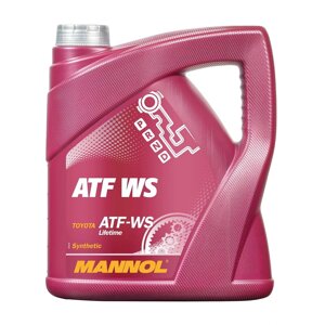 Жидкость трансмиссионная MANNOL 8217 ATF WS, 4 л