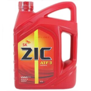 Жидкость трансмиссионная ZiC ATF 3, 4 л