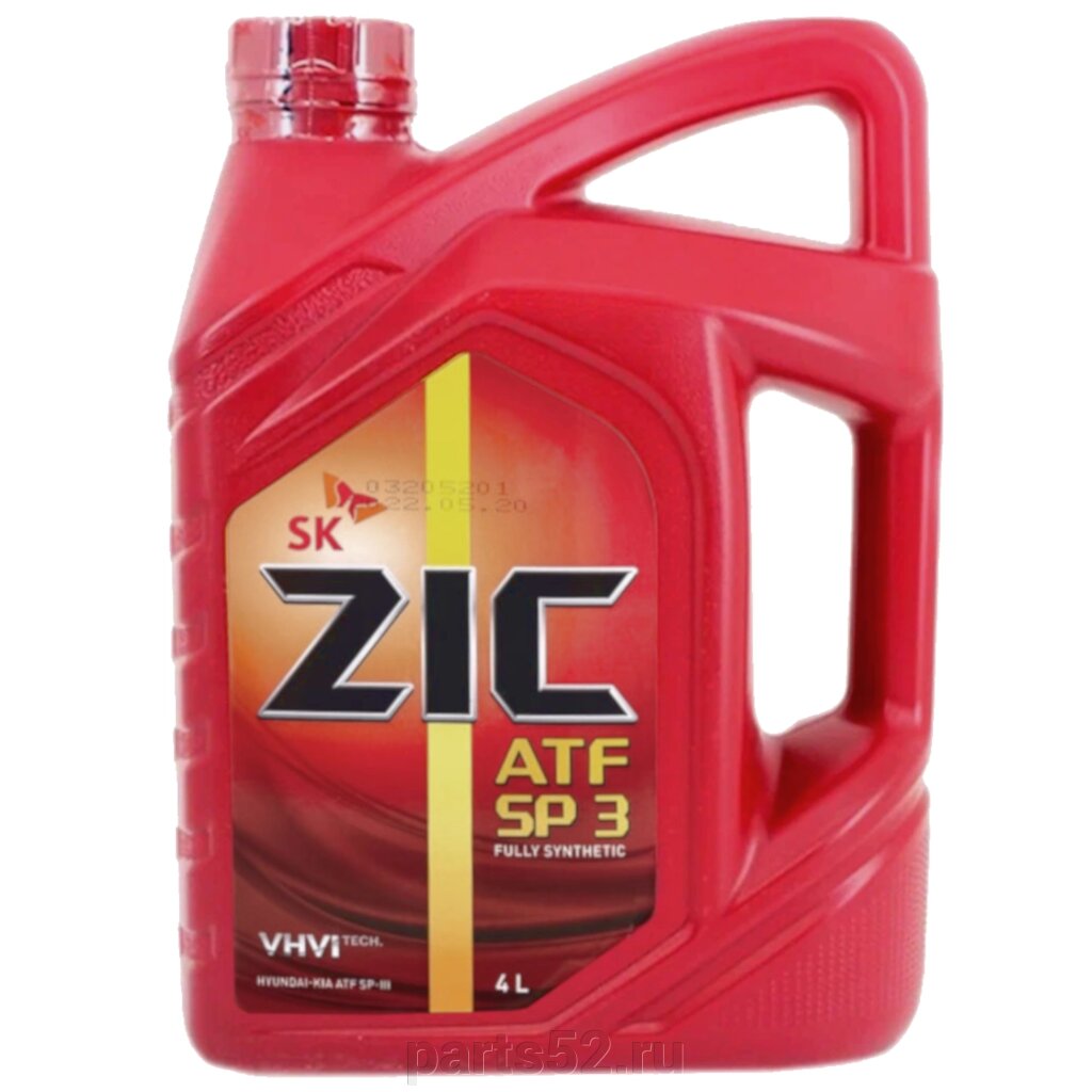 Жидкость трансмиссионная ZiC ATF SP 3, 4 л от компании PARTS52 - фото 1