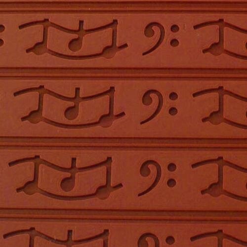 Коврик силиконовый рельефный Музыка 60х40см, h3см RELIEF 6 от компании ООО "Рашн Бокс Лтд." - фото 1