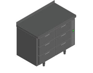 Стол холодильный (без агрегата) hicold sn33/tn p