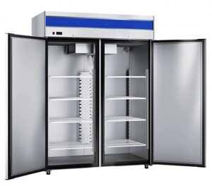 Шкаф морозильный ШХн-1,4-01 нерж. (Abat)