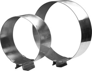 Форма для выпечки «Кольцо» раздвижное 160х300/65 мм, нержавеющая сталь [КОЛразд]
