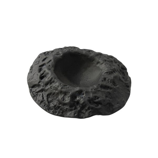 Салатник для комплиментов стеклянный «Луна» черный 125мл d22см, Crater XGLAS-401 от компании ООО "Рашн Бокс Лтд." - фото 1