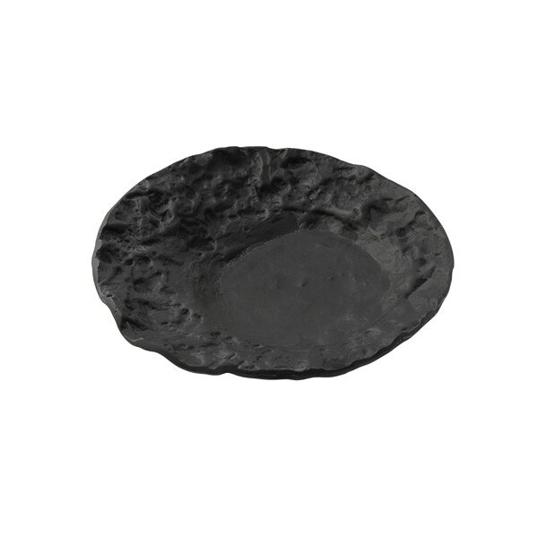 Тарелка глубокая стеклянная «Луна» черное d23см, Crater XGLAS-400 от компании ООО "Рашн Бокс Лтд." - фото 1