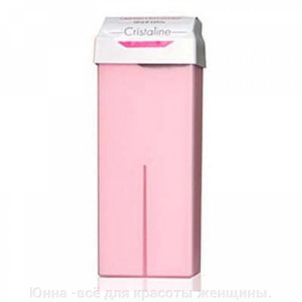 Cristaline Воск для депиляции розовый в картридже 100мл от компании Юнна -всё для красоты женщины. - фото 1