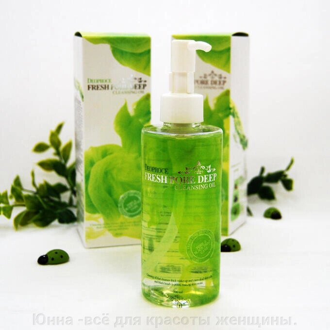 Deoproce Масло гидрофильное для глубокого очищения пор - Cleansing oil fresh pore deep, 200мл от компании Юнна -всё для красоты женщины. - фото 1