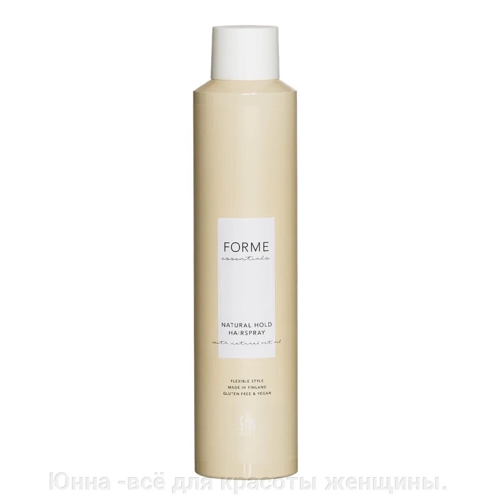 Forme Natural Hold Hairspray лак средней фиксации от компании Юнна -всё для красоты женщины. - фото 1