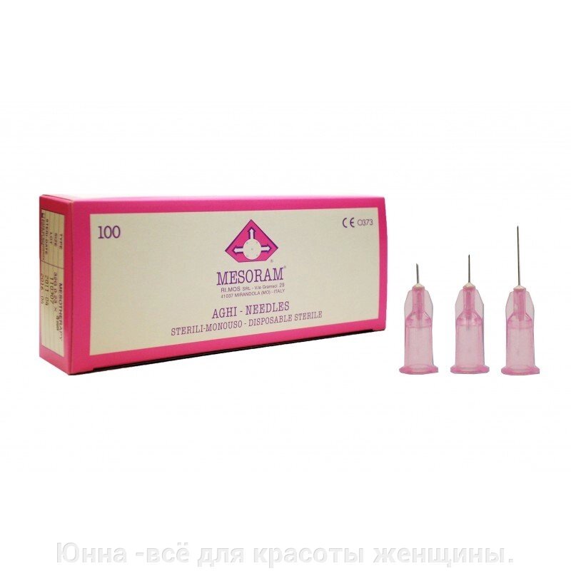 Иглы для инъекционных методик AGO MESO LUER 32G 0,23X12 712306  Mesoderm от компании Юнна -всё для красоты женщины. - фото 1