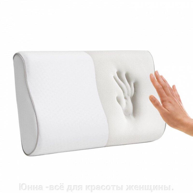 Медицинская ортопедическая подушка с эффектом памяти Memory PLUS (60 * 40 * 13 см от компании Юнна -всё для красоты женщины. - фото 1