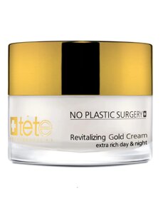 Омолаживающий крем с коллоидным золотом и гиалуроновой кислотой TETe Cosmeceutical Revitalizing Gold Cream