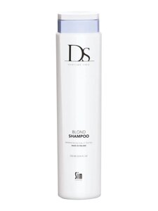 Sim Sensitive Шампунь для волос светлых и седых DS Blond Shampoo, 250 мл, без отдушек, нейтрализация желтизны