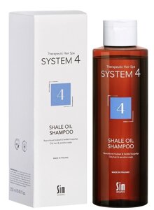 System 4 Терапевтический шампунь №4 для очень жирной и чувствительной кожи головы 250мл