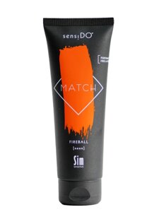 Sim Sensitive Оттеночный бальзам для волос SensiDO Match Fireball (neon), оранжевый неоновый, 125 мл