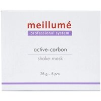 Милюме Meillume Active-carbon shake-mask (Шейк-маска с активированным углем), 25 гр, 5 шт