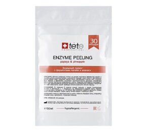 Tete Cosmeceutical Enzyme Peeling (Энзимный пилинг с ферментами папайи и ананаса (Мерная ложечка внутри), 100 гр
