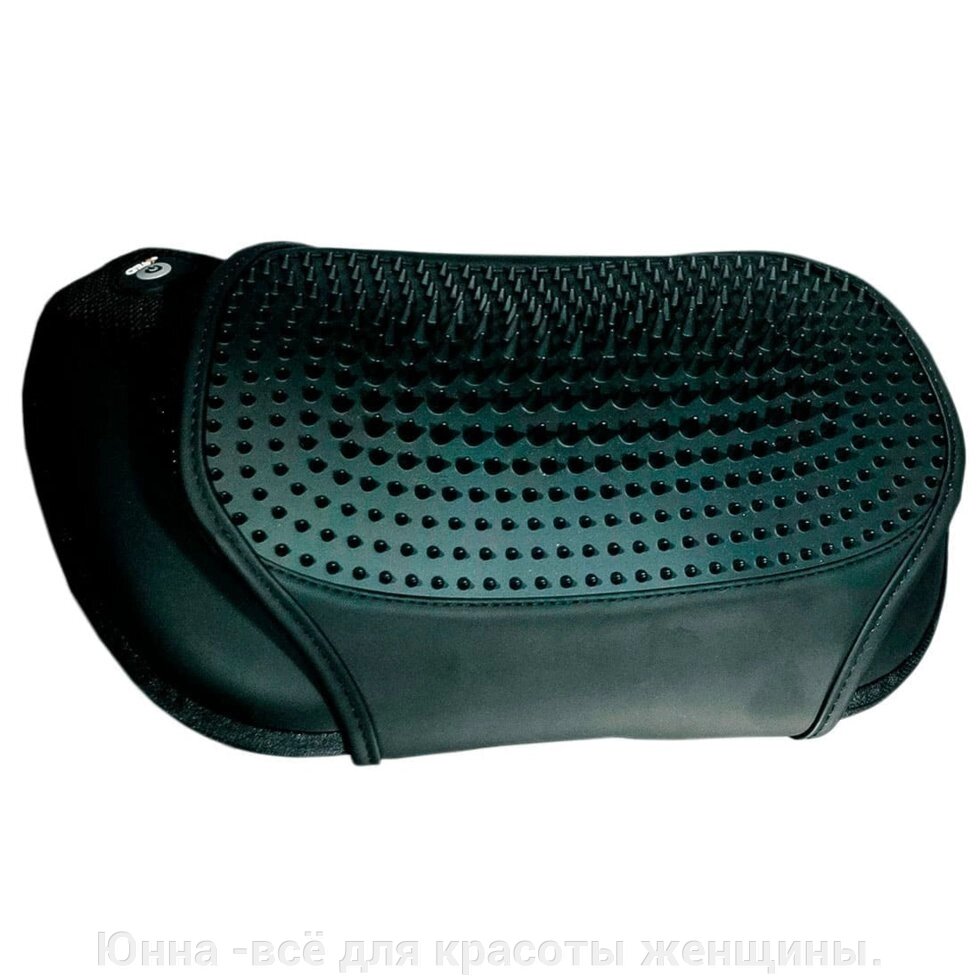 Массажная подушка uTenon, чёрная, 4 массажных ролика, акупунктурная накидка, прогрев, работает от сети/прикуривателя, ав - распродажа