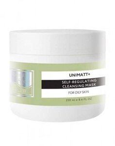 Себорегулирующая очищающая маска для жирной и смешанной кожи "UNIMATT +" 250 мл Beauty Style