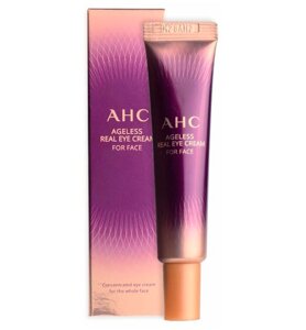 AHC Крем для кожи вокруг глаз и лица антивозрастной - Ageless real eye cream for face, 30мл