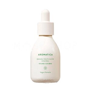 Aromatica Пилинг-сыворотка с кислотами и витаминами - Kakadu Glow Vita Peel 10% AHA+0.5% BHA, 30мл