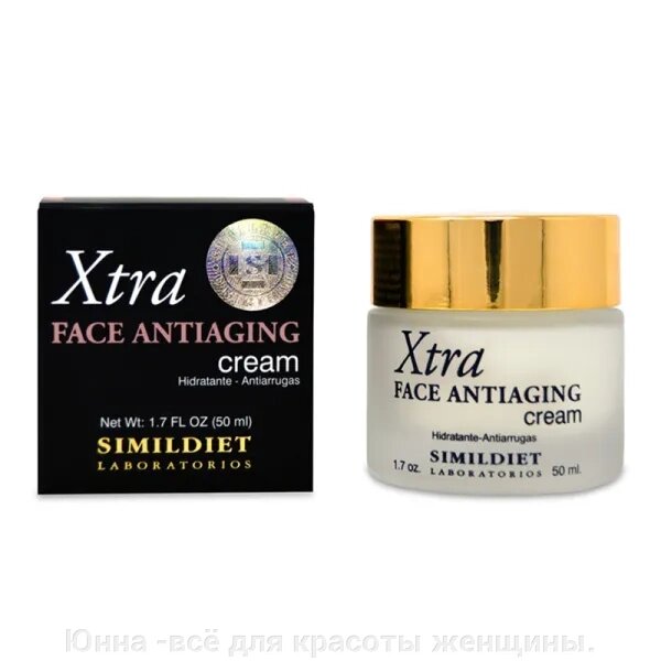 Simildiet FACE ANTIAGING CREAM – АНТИВОЗРАСТНОЙ КРЕМ ДЛЯ ЛИЦА 50мл от компании Юнна -всё для красоты женщины. - фото 1