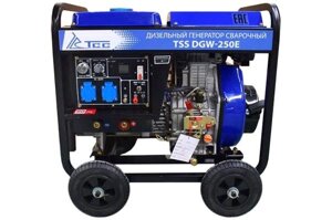Дизельный сварочный генератор TSS DGW-250E, 4 квт, 230а
