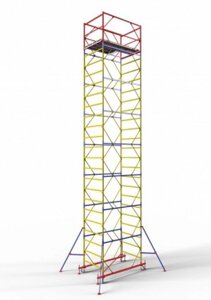 Вышка-тура ВСР-3 ( высота - 10.0 м, габариты площадки 1,6м х 1,2м, нагрузка - 250кг)