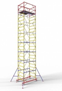 Вышка-тура ВСР-4 ( высота - 10.0 м, габариты площадки 2,0м х 1,2м, нагрузка - 250кг)