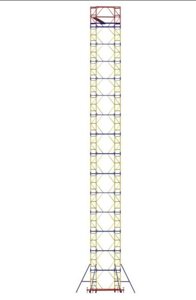 Вышка-тура ВСР-4 ( высота - 18.7 м, габариты площадки 2,0м х 1,2м, нагрузка - 250кг)
