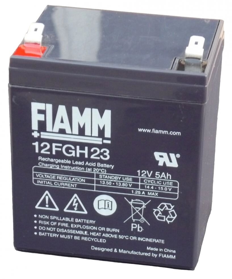Аккумулятор FIAMM 12FGH23 от компании SOLARsystems - фото 1