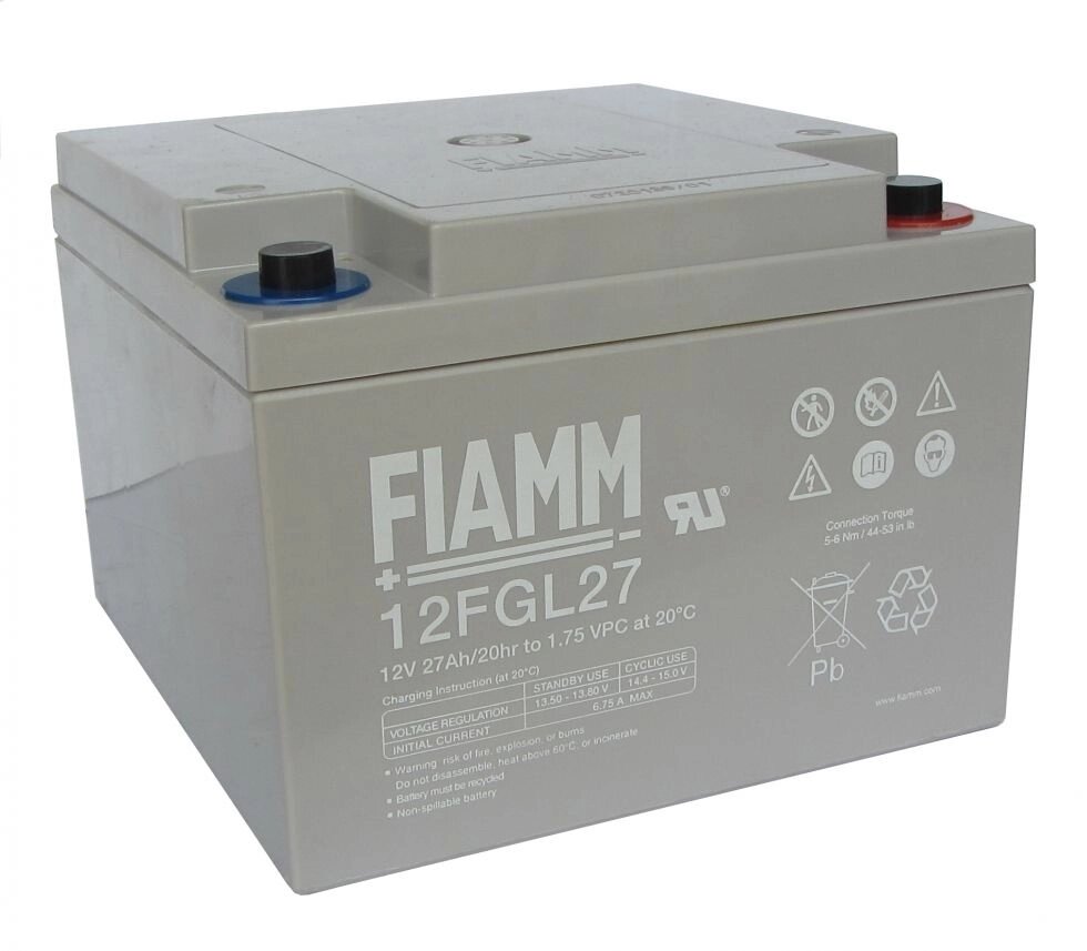 Аккумулятор  FIAMM 12FGL27 от компании SOLARsystems - фото 1