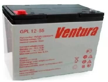 Необслуживаемый аккумулятор Ventura серии GPL 12 - 55 от компании SOLARsystems - фото 1