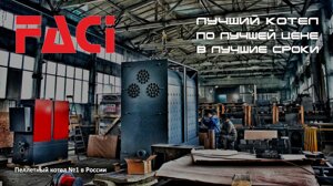 Пеллетные котлы  «FACI» для отопления помещения площадью от 100 до 260 кв.м