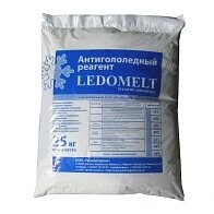 Противогололедный реагент Ledomelt, 25 кг (до -20 гр.)
