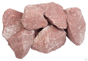 Камень Малиновый кварцит (20 кг коробка)