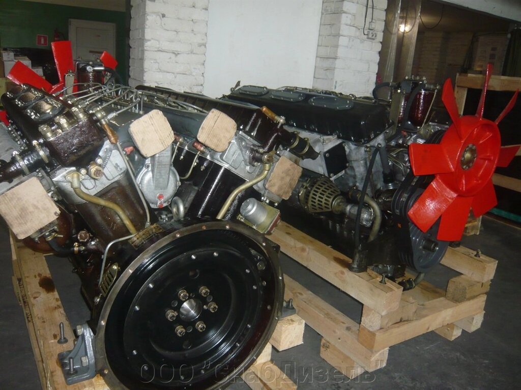 Дизельный двигатель 1Д12БМС, 420 л. с. от компании ООО "СнабДизель" - фото 1