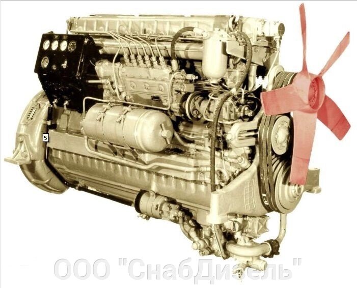 Дизельный двигатель 1Д6-150С, 150л. с. от компании ООО "СнабДизель" - фото 1