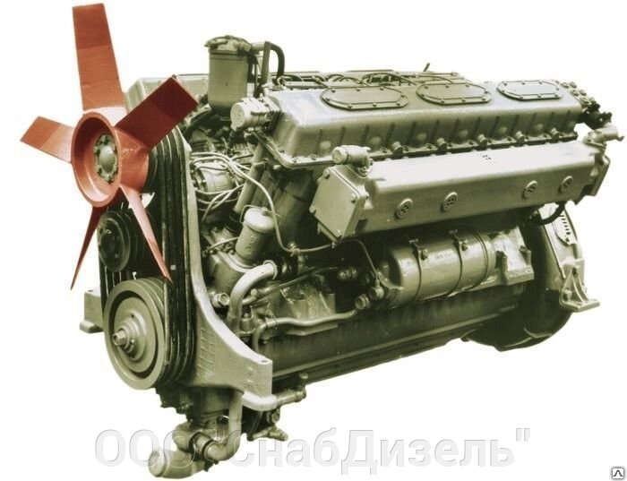 Дизельный двигатель Д12А-375А, 375л. с. от компании ООО "СнабДизель" - фото 1