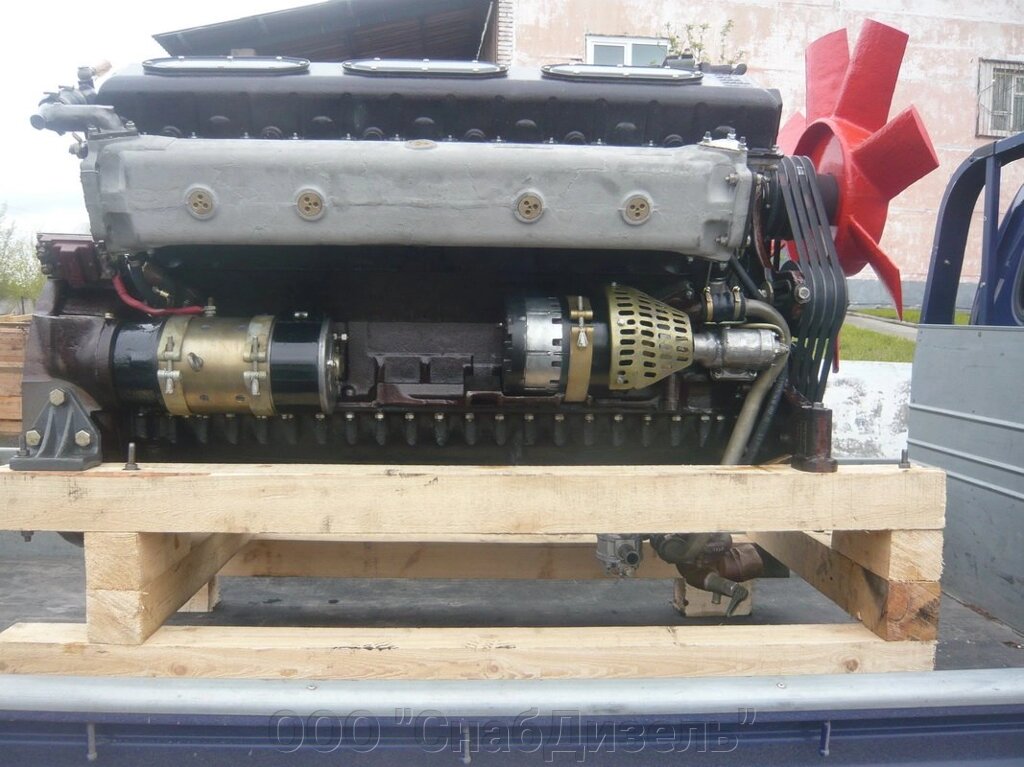 Дизельный двигатель тепловозный 1Д12-400КС, 400 л. с. от компании ООО "СнабДизель" - фото 1