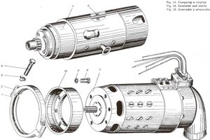 Генератор двигателя ГСР 6000А-2С