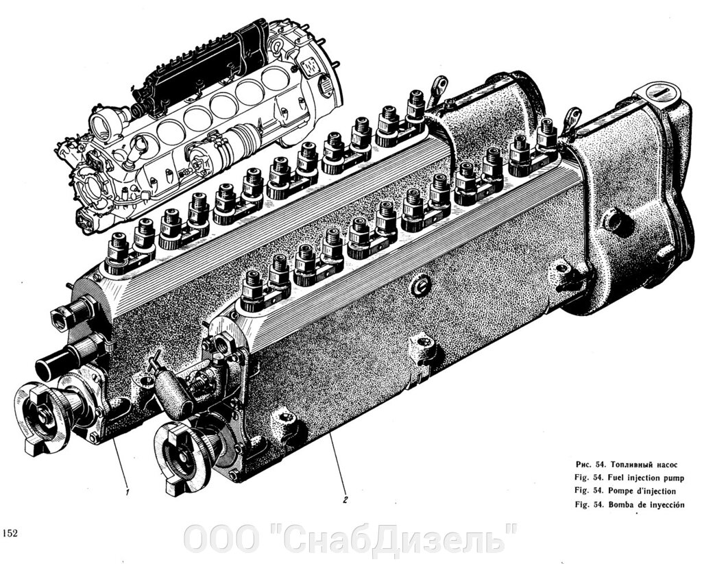 Насос топливный Сб. 1227-00-12 от компании ООО "СнабДизель" - фото 1