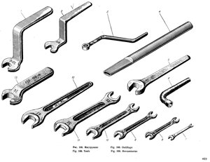 Ключ торцовый изогнутый S=19 мм. СБ. 330-327-2