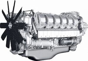 Дизельный двигатель ЯМЗ-240, V12