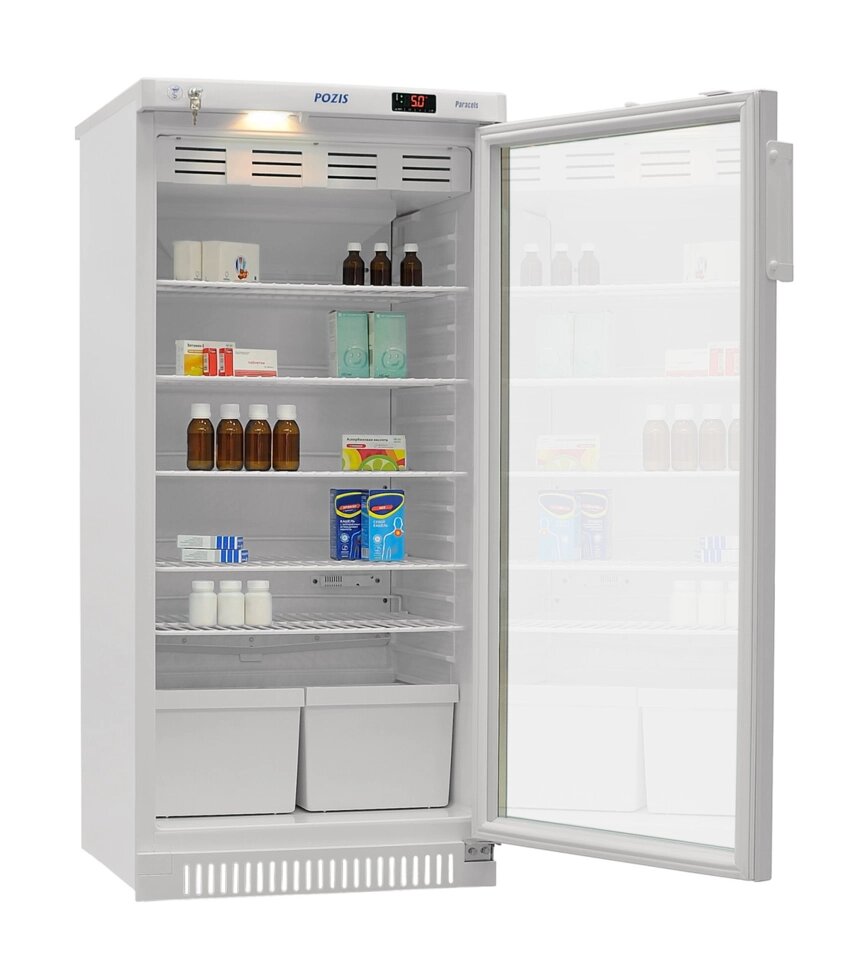 Холодильник фармацевтический ХФ-250-3 Позис от компании Магазин "Будьте Здоровы" г. Барнаул, ул Панфиловцев 4-в. - фото 1