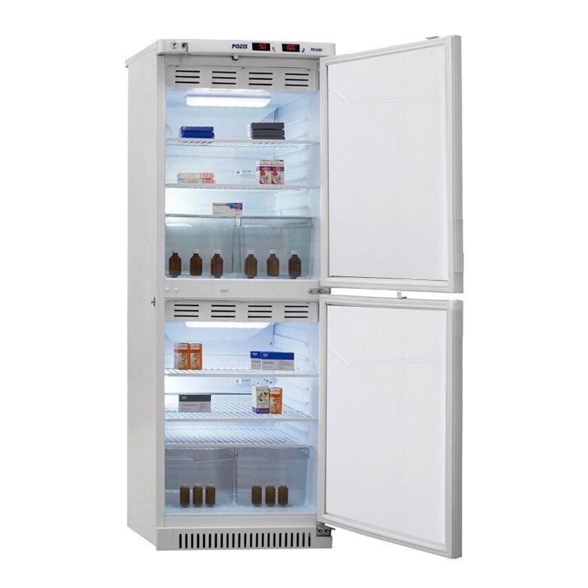 Холодильник фармацевтический Позис ХФД-280 (двери металл) от компании Магазин "Будьте Здоровы" г. Барнаул, ул Панфиловцев 4-в. - фото 1