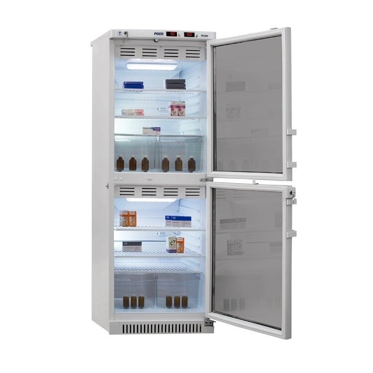 Холодильник фармацевтический Позис ХФД-280 (двери тон. стекло) ##от компании## Магазин "Будьте Здоровы" г. Барнаул, ул Панфиловцев 4 В. - ##фото## 1