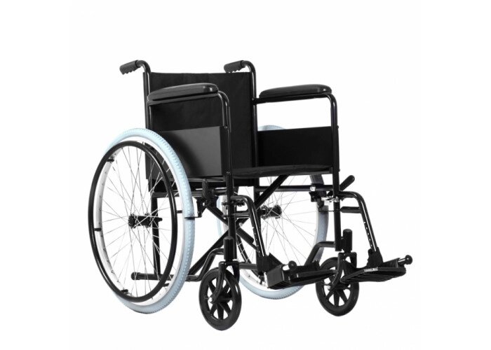 Инвалидная коляска BASE 100 (45 см ширина сиденья) от компании Магазин медтехники "Будьте Здоровы" г. Барнаул, ул Панфиловцев 4-в. - фото 1
